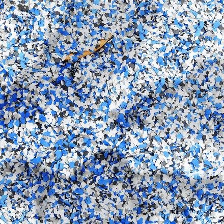 Paillettes décoratives bleues